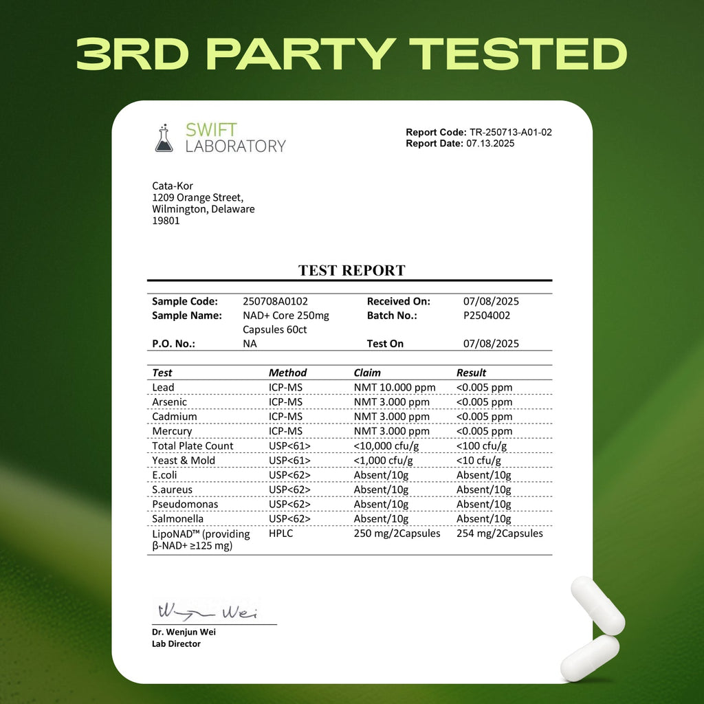 Cata-Kor NAD+ Core - NAD Supplement