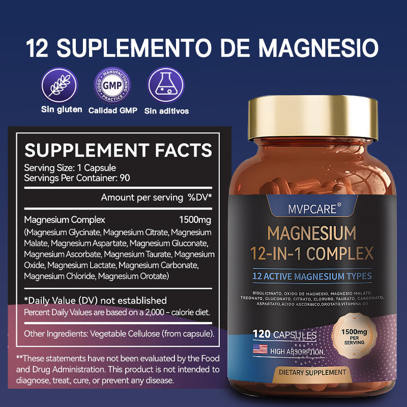 Magnesium Complex 1500 mg 12 en 1