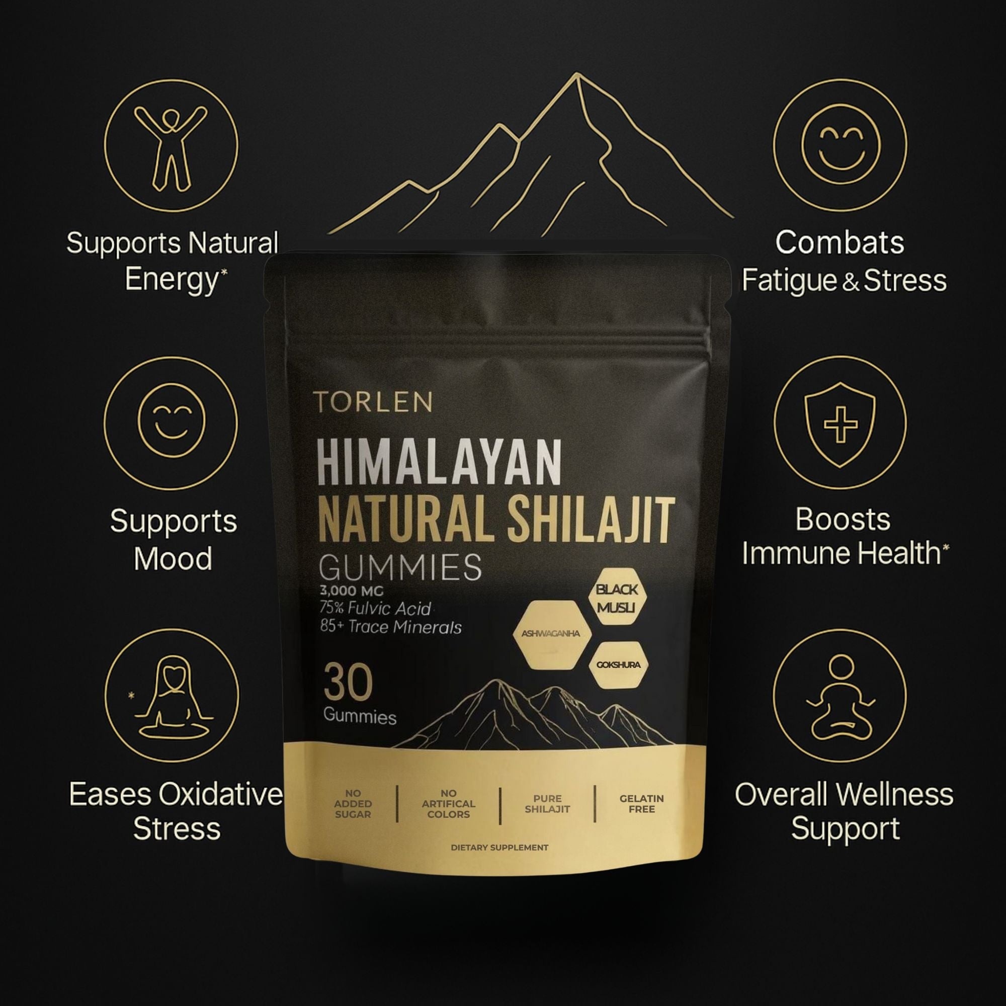 Torlen® Himalayan Shilajit Gummies